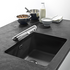 Franke KBG110-50-BONYX Kubus Single Bowl Undermount Sink image NaN