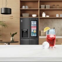 LG 508L Slim French Door Fridge Matte Black GF-V570MBLC hero image