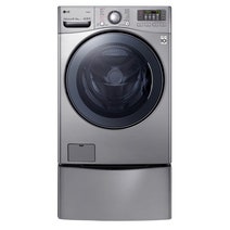 LG TwinWash® with TrueSteam 15kg/8kg Washer Dryer Combo with MiniWasher TWIN171215S hero image