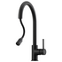 Oliveri Venice Pull Out Goose Neck Mixer Tap Matte Black VE520FMB-P image NaN