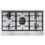 Brohn 90cm 5 Burner Gas Stainless Steel Cooktop BRGC9001SS hero image
