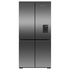 Fisher & Paykel Series 7 690L Quad Door Refrigerator with Ice and Water Black Stainless Steel RF730QNUVB1 image NaN