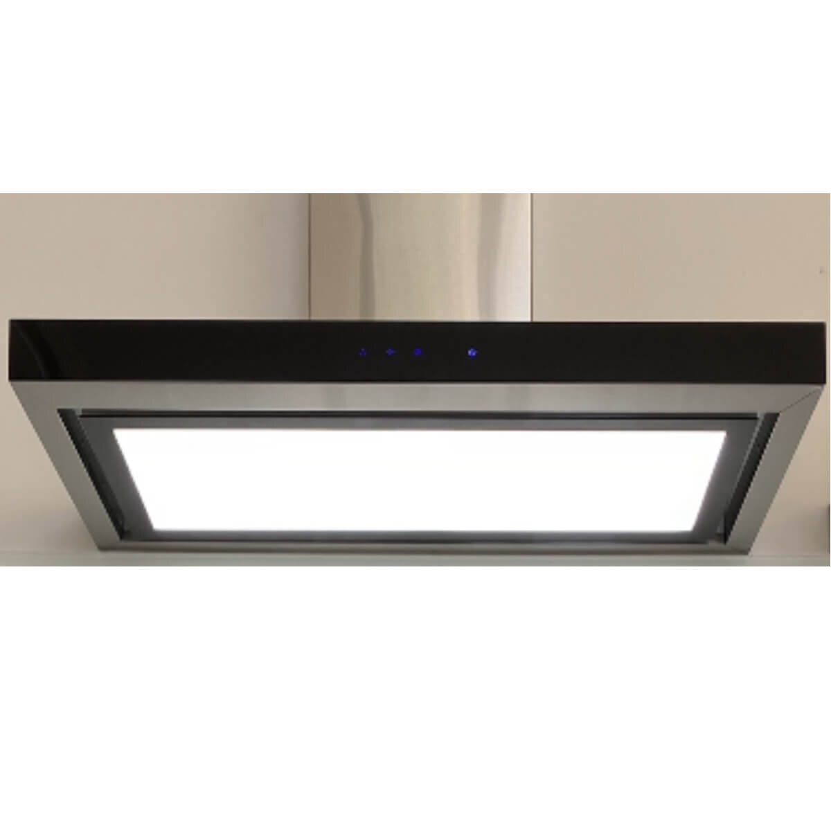 Glem 90cm Series 800 Square Canopy Rangehood Stainless Steel CK90TBLED hero image