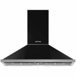 Smeg 120cm Portofino Black Canopy Rangehood KPFA12BL hero image
