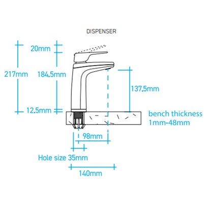 Billi Eco Boiling and Chilled Filtered Water with XL Levered Dispenser ...