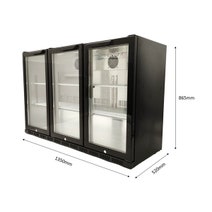LeCavist 300L Beverage Centre Black Frame LE335BB hero image