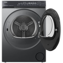 Haier 500 Series 9.5kg Front Load Washer and 8kg Heat Pump Dryer Laundry Package Black HWFS95NB1HDHPS80NB1 hero image