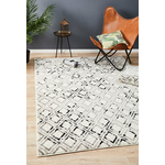 Rug Culture Metro Extra Large Black White Rug 330X240CM - MET-607-BLWH-330X240 hero image