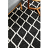 Rug Culture Huxley Medium Black & Off White Rug 225X155CM - HU-BLK-225155 image NaN