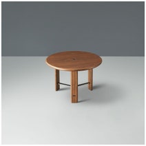 Kalona Paramount 60cm Round Coffee Table Dark Walnut PARA10FWADNATBRZD600 hero image