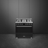 Smeg 90cm Classic Pyrolytic Freestanding Oven/Stove Matte Black CSP9GMMBA2 image NaN