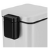 SOGA 6L Trash Bin White RUBBISHBINSQUARE6LW image NaN