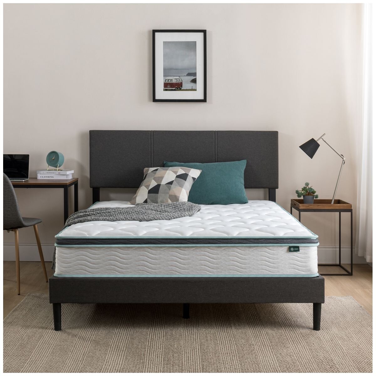 Zinus Queen 25cm Deluxe Bonnell Inner Spring Mattress AU-MSSAO1ZC-10Q hero image