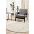 Rug Culture Chrome Medium Silver & Off White Rug 200X200CM - CRO-ELS-SIL-200X200 image NaN