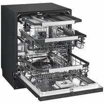LG 60cm 15 Place QuadWash Built Under Dishwasher Matte Black with TrueSteam XD3A25UMB hero image
