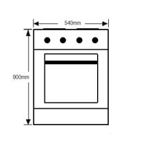 Euromaid UEF54 Freestanding Electric Oven/Stove hero image