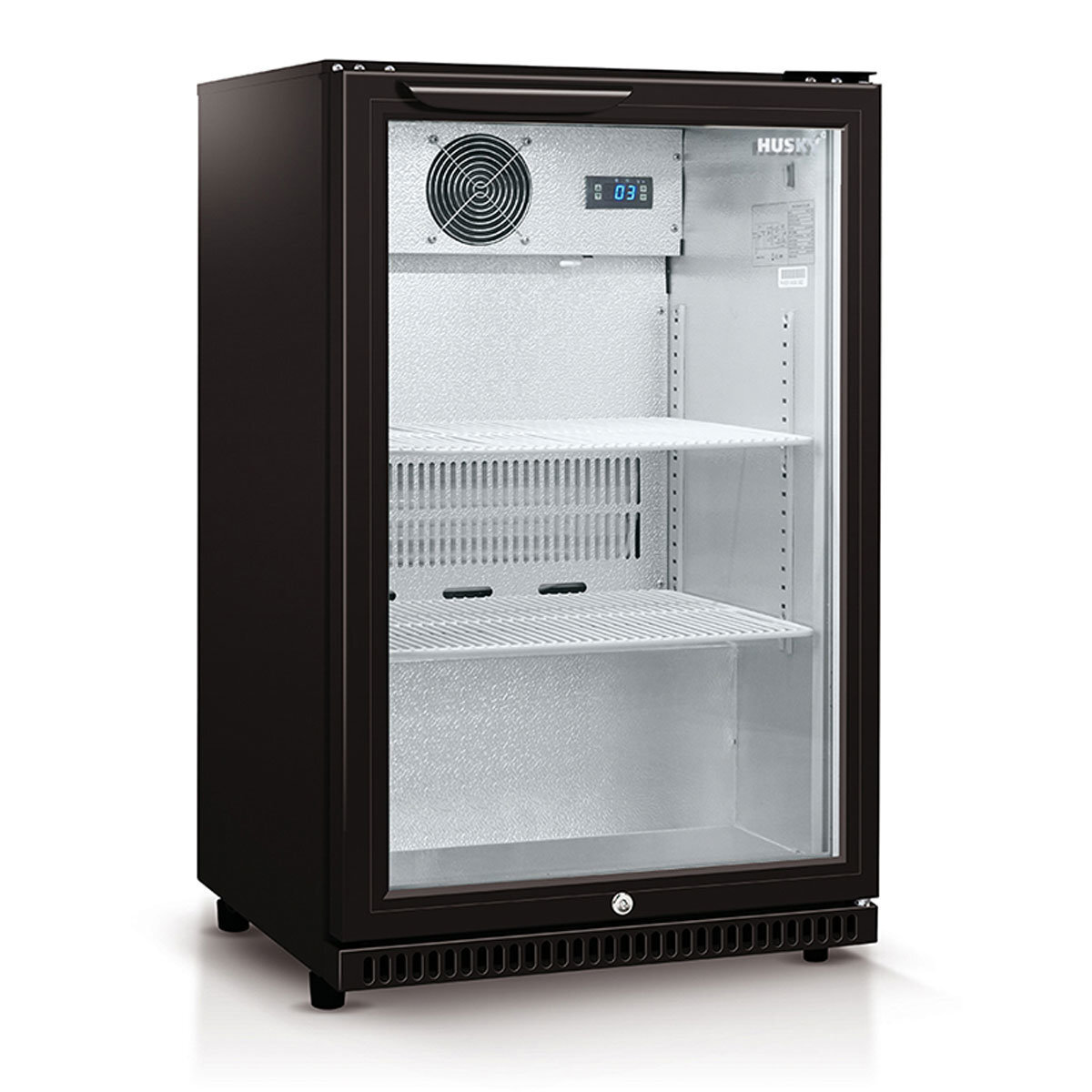 Husky glass door bar fridge cheap