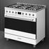 Smeg 90cm Classic Freestanding Dual Fuel White Stove CS9GMWHA2 image NaN