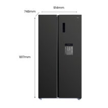 Chiq 622 Ltr Side By Side Frost Free Fridge CSS616NBSD hero image