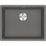 Franke Maris 520mm Single Bowl Flushmount Sink with Extension  Drainer - Stone Grey MRG210-52SG-FPC hero image