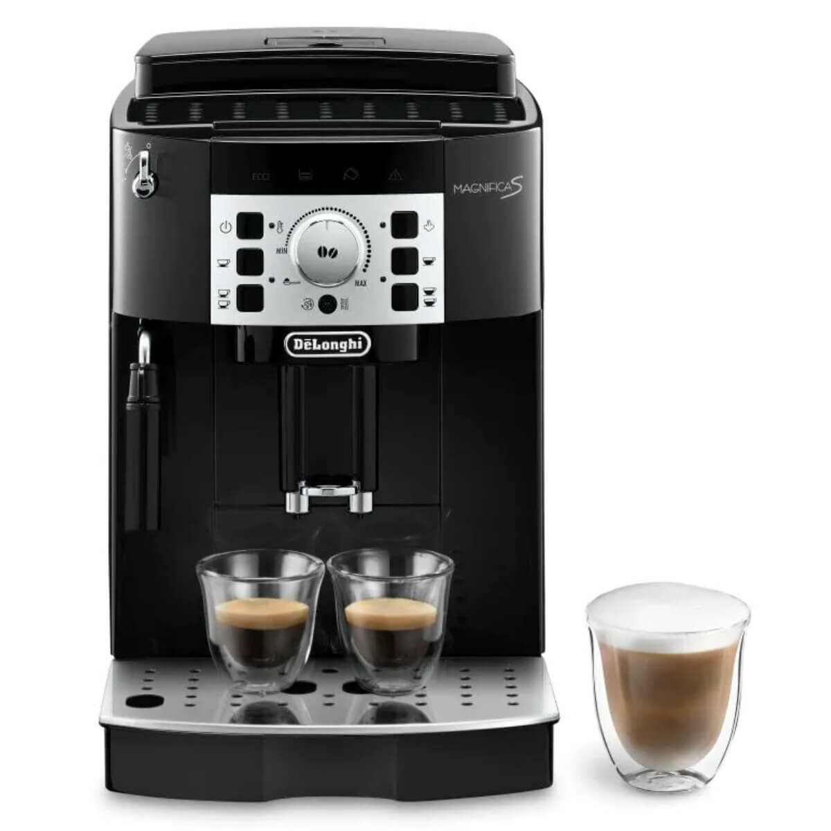 Delonghi Compact Magnifica S Fully Automatic Coffee Machine Black ECAM22110B