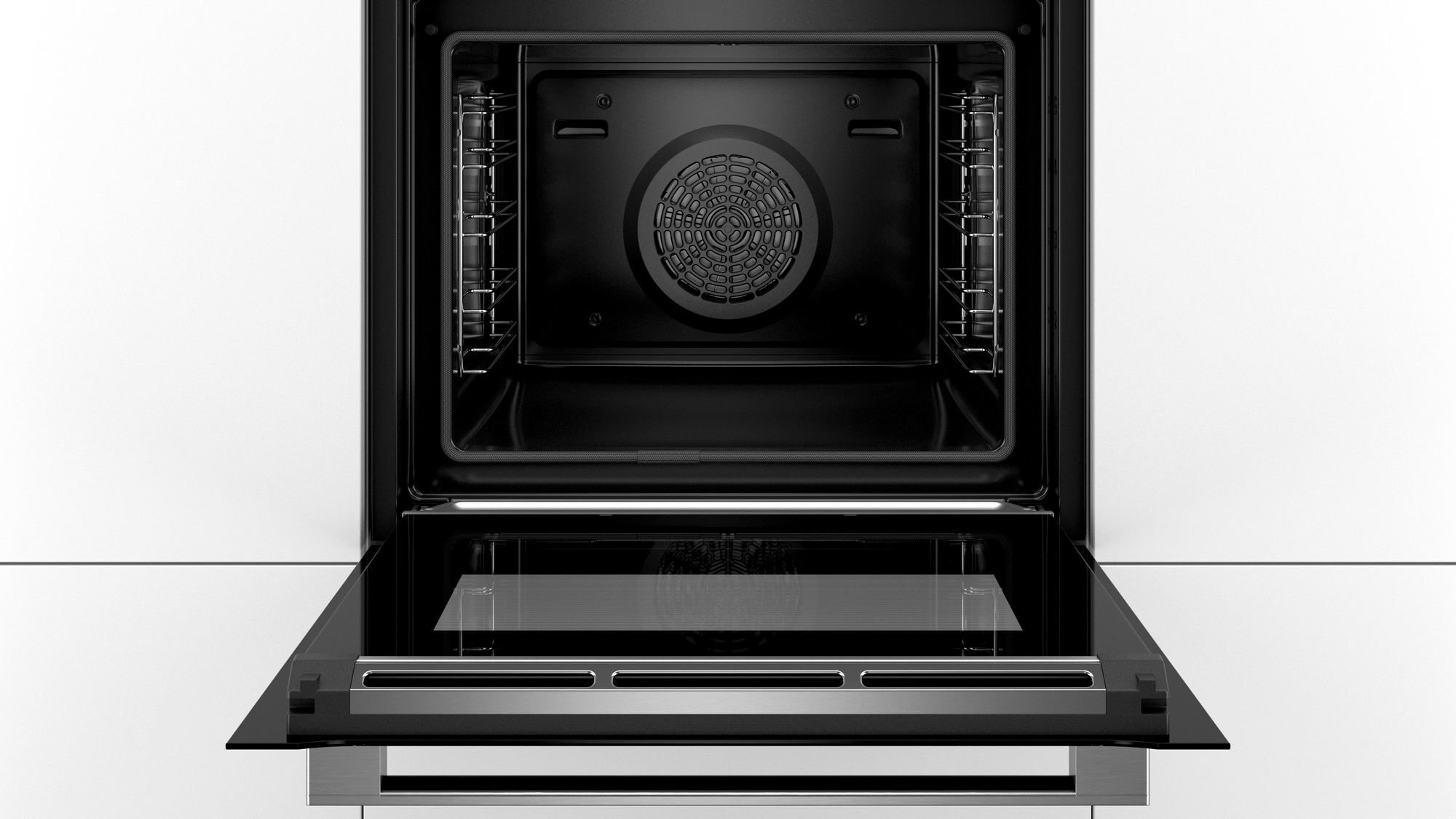 Bosch Series 8 60cm Pyrolytic Built-In Oven HBG675BB2A hero image