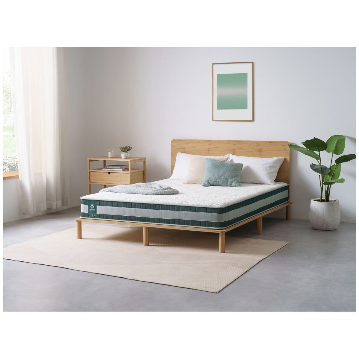 Zinus Single Green Premium Pocket Spring Mattress AU-MSSBO4ZC-08S hero image