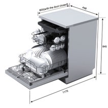 Euro Appliances 45cm Freestanding Slimline Stainless Steel Dishwasher EDS45XS hero image