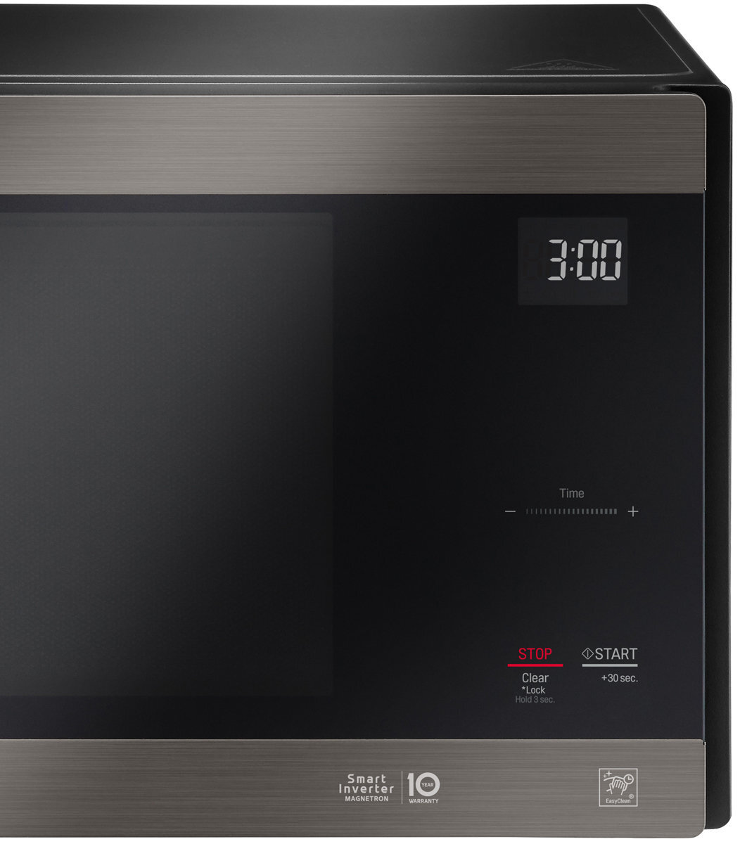 LG 42L NeoChef Smart Inverter 1200W Black Stainless Microwave Oven MS4296OBSS hero image