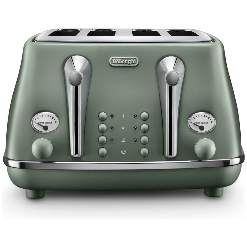 DeLonghi Icona Capitals 4 Slice Toaster Vienna Green CTOC4003MG
