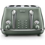 DeLonghi Icona Capitals 4 Slice Toaster Vienna Green CTOC4003MG hero image