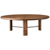 Kalona Paramount 90cm Round Coffee Table Dark Walnut PARA10FWADNATBRZD900 image NaN
