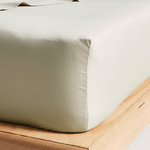 Linen House Augusta 500TC Taupe Queen Fitted Sheet 50cm 01841F730 hero image