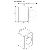 Bosch 10kg Series 8 Front Load Washing Machine Cast Iron Grey WGH254ARAU hero image