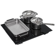 LG 60cm Series 7 Induction Cooktop 4 Cooking Zones including 1 Flexi BCI607T4BG hero image