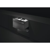 Fisher & Paykel Series 9 Contemporary Double DishDrawer Dishwasher Black Steel DD60DDFB9 hero image