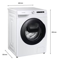 Samsung 8.5kg AI Personalised AddWash Front Load Washing Machine WW85T554DAW hero image