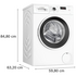 Bosch Series 2 8kg Front Load Washing Machine WGE03408AU image NaN