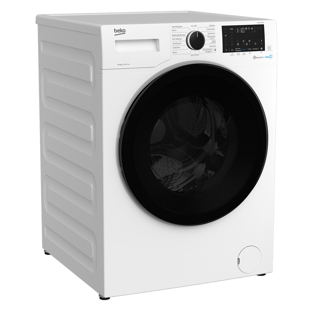 Beko 8.5kg Front Load Washing Machine with SteamCure BFL8520W hero image