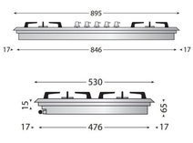 ILVE HP95DT 90cm Natural Gas Cooktop hero image