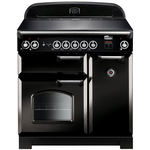 Falcon 90cm Classic Freestanding Electric Oven/Stove Black and Chrome CLA90EI5BL-CH hero image