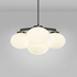 CTO Lighting Cloudesley Small Chandelier Light - Bronze with Opal Glass CLOCHSBZGO image NaN