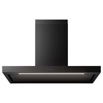 Falmec 90cm Plane PLUS Wall Canopy Rangehood Matte Black F5PB90B2 hero image