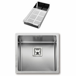 Artinox Radius 40 Single Bowl Sink with Strainer RAACC4040 hero image