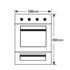 Electrolux EVEP626SC 60cm Pyrolytic Built-In Double Oven image NaN