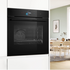 Bosch Series 8 Accentline 60cm Built-In Oven with Added Steam Function Black HRG978NB1A image NaN