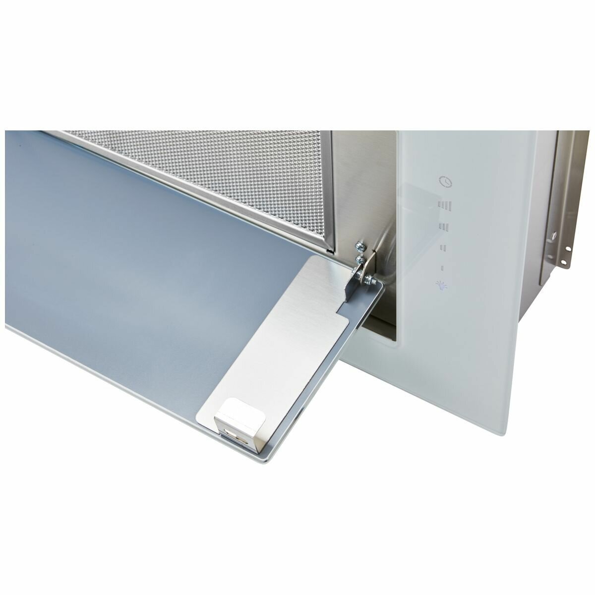 Schweigen 90cm White Glass Under Canopy Rangehood with ISO Drive ST Motor KLS-9GLASSTPAK hero image