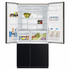 Mitsubishi Electric 710L L4 Grande French Door Fridge MR-L710EN-GBK-A image NaN