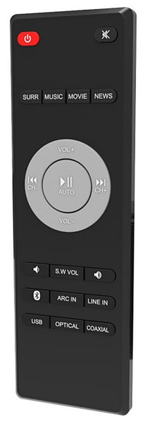 Laser SPK-SB166 Audio Soundbar with Optical and Bluetooth hero image