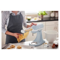 KitchenAid 5KSM180RCAMB 100 Years Misty Blue Retro Stand Mixer hero image